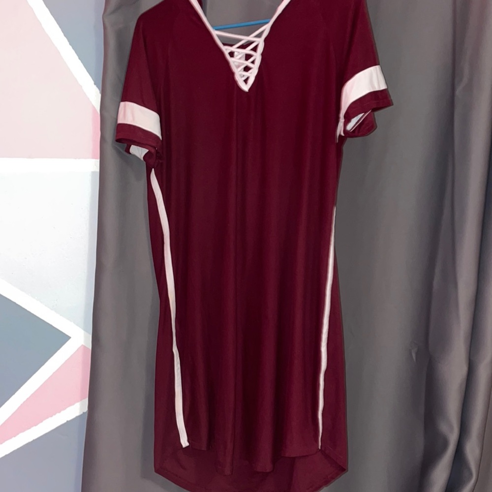 Burgundy Dress